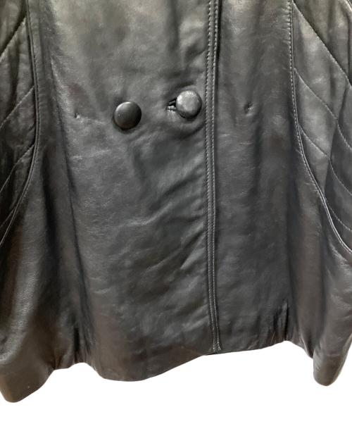 moda italiana（モーダイタリアーナ）moda italiana (モーダイタリアーナ) レザージャケット ブラック サイズ:１１の古着・服飾アイテム