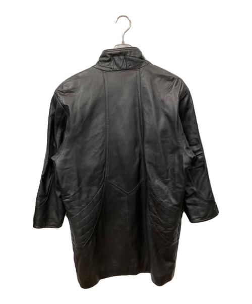 moda italiana（モーダイタリアーナ）moda italiana (モーダイタリアーナ) レザージャケット ブラック サイズ:１１の古着・服飾アイテム