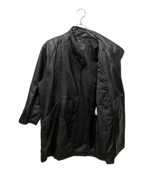 moda italiana（モーダイタリアーナ）moda italiana (モーダイタリアーナ) レザージャケット ブラック サイズ:１１の古着・服飾アイテム