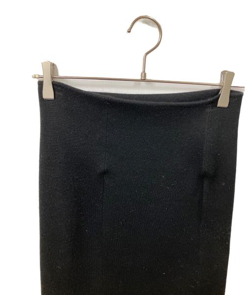 CHAOS（カオス）Chaos (カオス) レニーリバー ニット ロングスカート ブラック サイズ:freeの古着・服飾アイテム