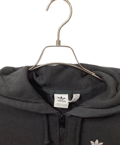 adidas（アディダス）adidas (アディダス) エッセンシャルズ フルジップパーカー ブラック ブラック サイズ:XSの古着・服飾アイテム