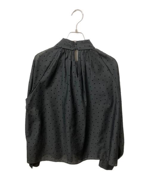 ANAYI（アナイ）ANAYI (アナイ) シアーオーガンジーボウタイ ブラウス ブラック サイズ:36の古着・服飾アイテム