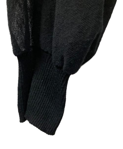 UNITED ARROWS（ユナイテッドアローズ）UNITED ARROWS (ユナイテッドアローズ) シアー Vネック カーディガン 5SL ブラック サイズ:Freeの古着・服飾アイテム