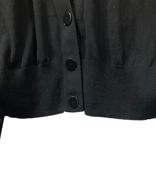 UNITED ARROWS（ユナイテッドアローズ）UNITED ARROWS (ユナイテッドアローズ) シアー Vネック カーディガン 5SL ブラック サイズ:Freeの古着・服飾アイテム