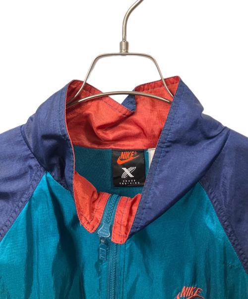 NIKE（ナイキ）NIKE (ナイキ) ナイロンジャケット グリーン×オレンジ サイズ:不明の古着・服飾アイテム