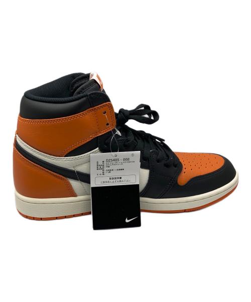 NIKE（ナイキ）NIKE (ナイキ) Air Jordan 1 Retro High OG オレンジ×ブラック サイズ:27 未使用品の古着・服飾アイテム