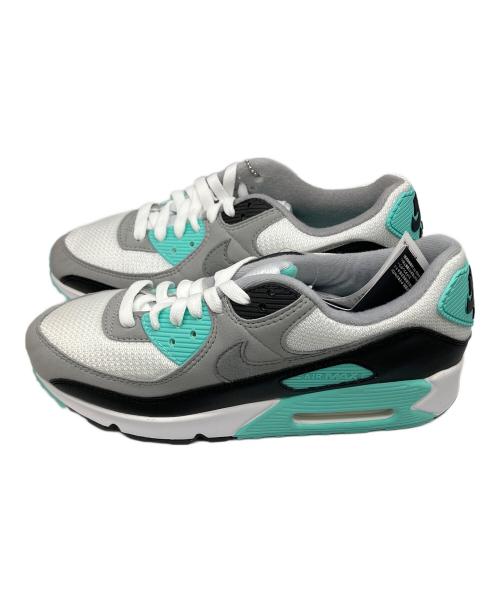 NIKE（ナイキ）NIKE (ナイキ) AIR MAX 90 グレー×ミントグリーン サイズ:26.5 未使用品の古着・服飾アイテム