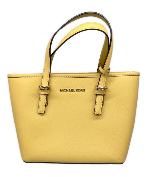 MICHAEL KORS（マイケル・コース）MICHAEL KORS (マイケル・コース) 2WAYバッグ イエロー イエローの古着・服飾アイテム
