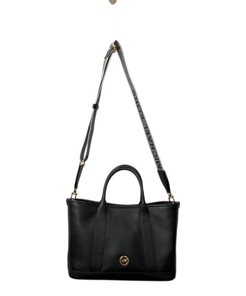 MICHAEL KORS（マイケル・コース）MICHAEL KORS (マイケル・コース) 2WAYバッグ ブラック ブラックの古着・服飾アイテム