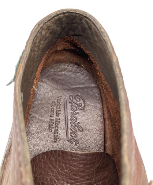 PARABOOT（パラブーツ）PARABOOT (パラブーツ) モカシンデッキシューズ ブラウン サイズ:UK8の古着・服飾アイテム