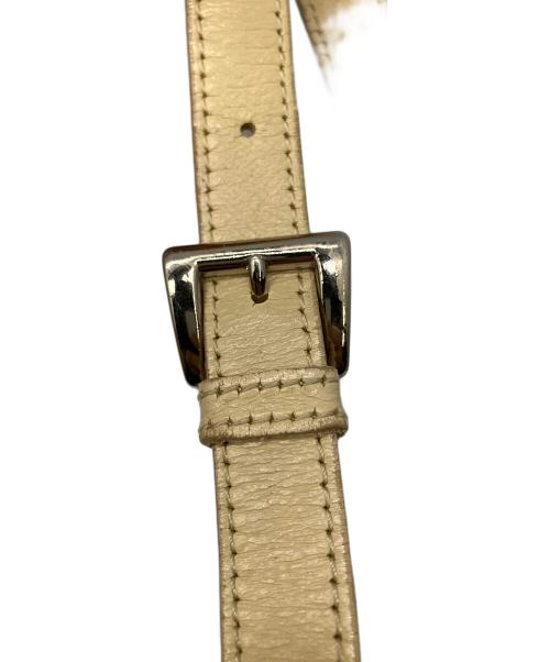 BURBERRY BLUE LABEL（バーバリー ブルー レーベル）BURBERRY BLUE LABEL (バーバリー ブルー レーベル) チェックショルダーバッグ グレー×ベージュ グレー×ベージュの古着・服飾アイテム