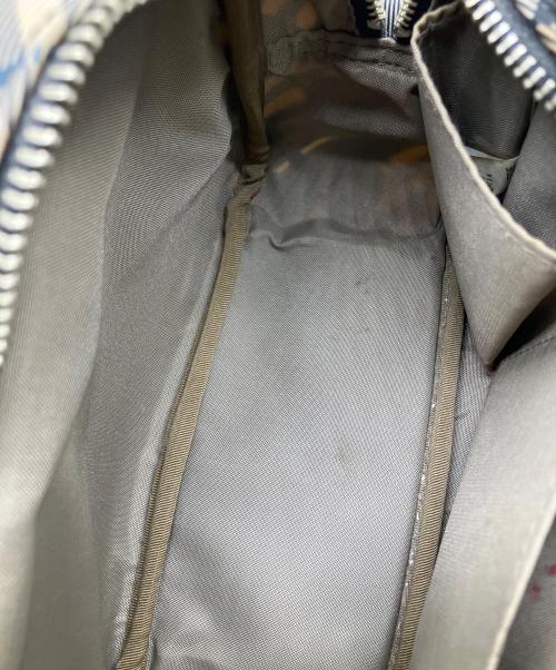 BURBERRY BLUE LABEL（バーバリー ブルー レーベル）BURBERRY BLUE LABEL (バーバリー ブルー レーベル) チェックショルダーバッグ グレー×ベージュ グレー×ベージュの古着・服飾アイテム