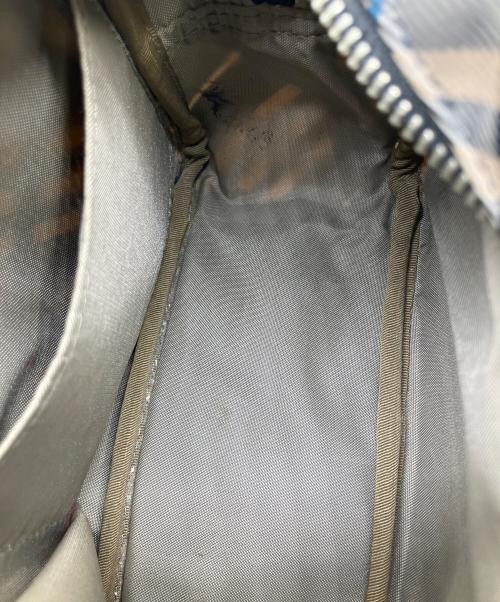 BURBERRY BLUE LABEL（バーバリー ブルー レーベル）BURBERRY BLUE LABEL (バーバリー ブルー レーベル) チェックショルダーバッグ グレー×ベージュ グレー×ベージュの古着・服飾アイテム