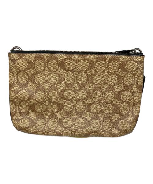 COACH（コーチ）COACH (コーチ) クロスボディバッグ エヴァレット ブラック×カーキ ベージュ×グレーの古着・服飾アイテム