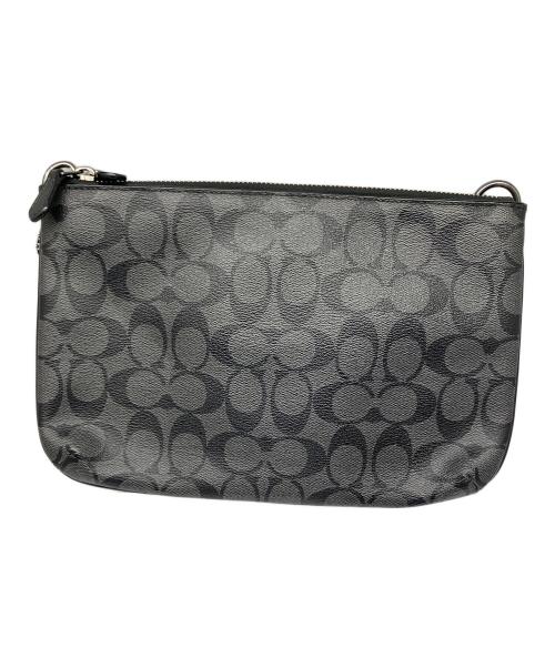COACH（コーチ）COACH (コーチ) クロスボディバッグ エヴァレット ブラック×カーキ ベージュ×グレーの古着・服飾アイテム