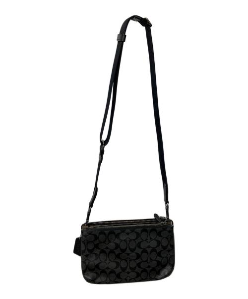 COACH（コーチ）COACH (コーチ) クロスボディバッグ エヴァレット ブラック×カーキ ベージュ×グレーの古着・服飾アイテム