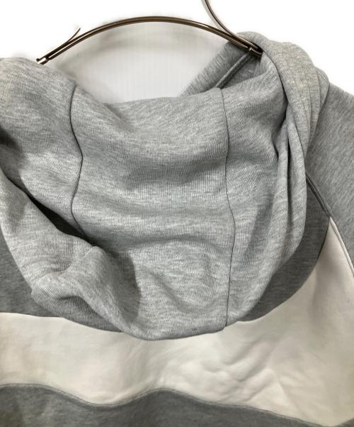 NIKE（ナイキ）NIKE (ナイキ) ビッグスウッシュロゴフーディ グレー サイズ:XLの古着・服飾アイテム