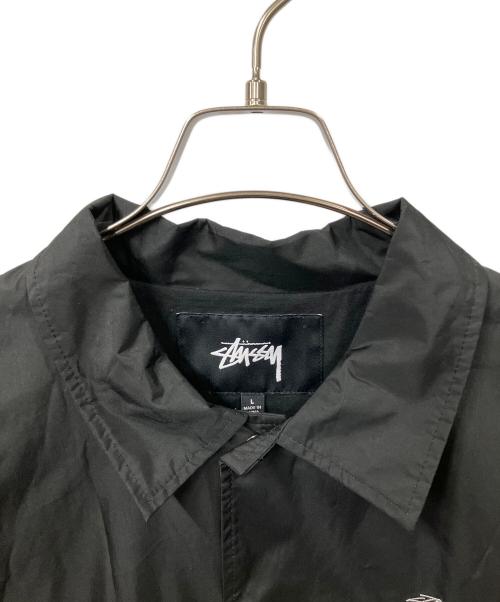 stussy（ステューシー）stussy (ステューシー) CRUIZE COACH JACKET ブラック サイズ:Lの古着・服飾アイテム