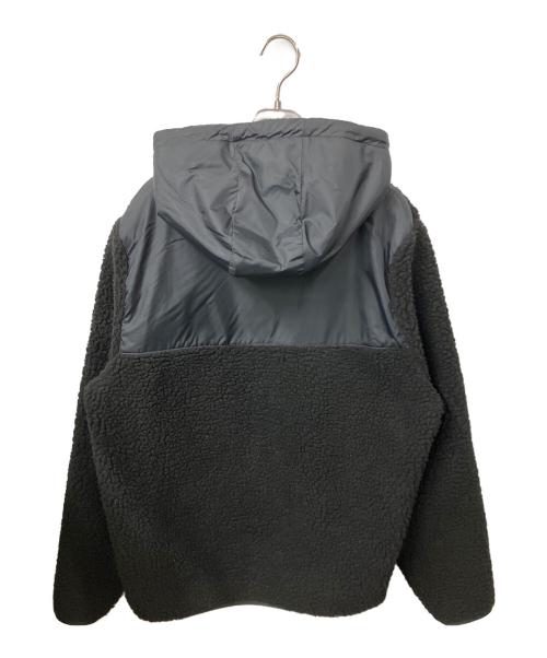 MICHAEL KORS（マイケル・コース）MICHAEL KORS (マイケル・コース) Faux Shearling Blend Zip-Up Hoodie ブラック サイズ:Lの古着・服飾アイテム