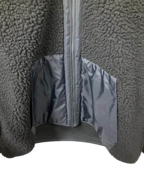 MICHAEL KORS（マイケル・コース）MICHAEL KORS (マイケル・コース) Faux Shearling Blend Zip-Up Hoodie ブラック サイズ:Lの古着・服飾アイテム