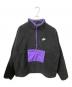 NIKE（ナイキ）の古着「ウィンター アノラック ハーフジップ L/S トップ」｜ブラック×パープル