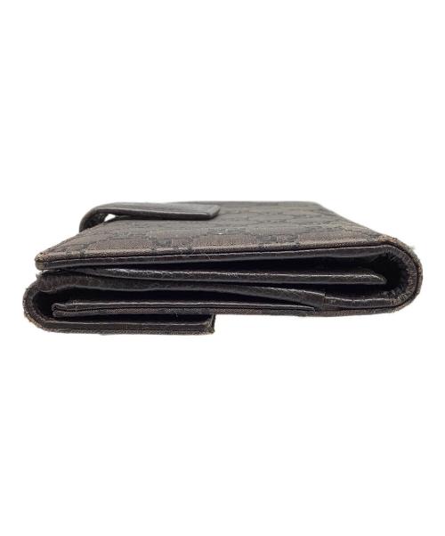 GUCCI（グッチ）GUCCI (グッチ) 長財布 ブラウン ブラウンの古着・服飾アイテム