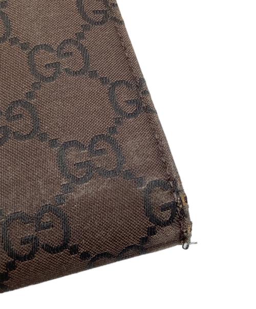 GUCCI（グッチ）GUCCI (グッチ) 長財布 ブラウン ブラウンの古着・服飾アイテム