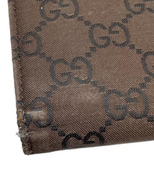 GUCCI（グッチ）GUCCI (グッチ) 長財布 ブラウン ブラウンの古着・服飾アイテム