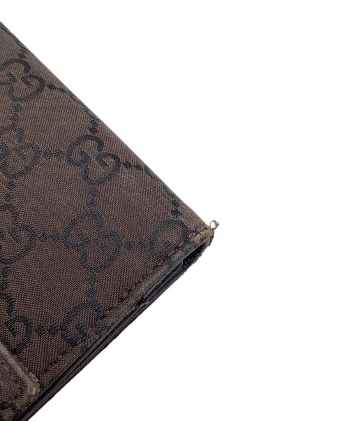 GUCCI（グッチ）GUCCI (グッチ) 長財布 ブラウン ブラウンの古着・服飾アイテム