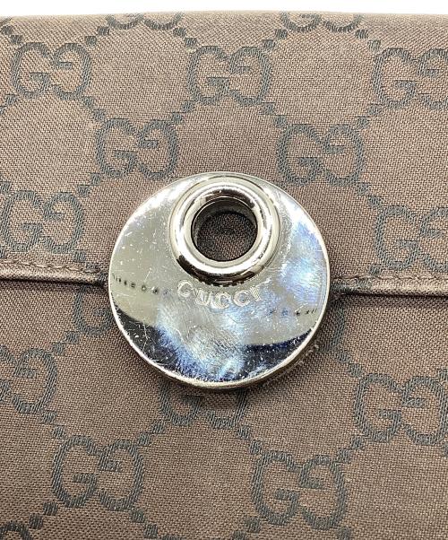GUCCI（グッチ）GUCCI (グッチ) 長財布 ブラウン ブラウンの古着・服飾アイテム
