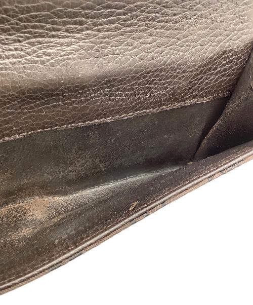 GUCCI（グッチ）GUCCI (グッチ) 長財布 ブラウン ブラウンの古着・服飾アイテム