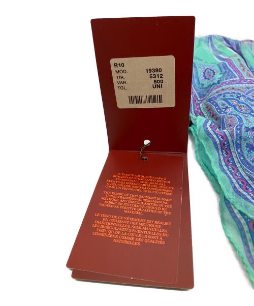 ETRO（エトロ）ETRO (エトロ) ペイズリ―柄ショール　ネイビー１ ネイビー 未使用品の古着・服飾アイテム