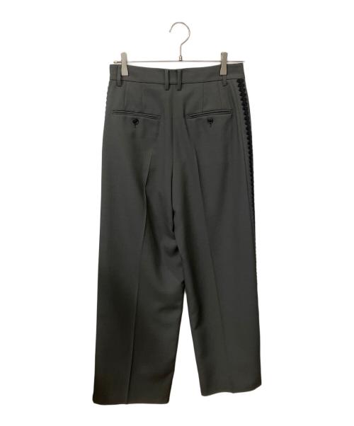 BEAUTY&YOUTH（ビューティーアンドユース）BEAUTY&YOUTH (ビューティーアンドユース) サイドエンブロイダリーパンツ グレー サイズ:Mの古着・服飾アイテム