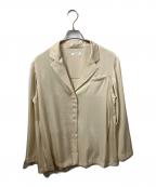 STYLEMIXERスタイルミキサー）の古着「ワッシャーサテンテーラーシャツ」｜ベージュ