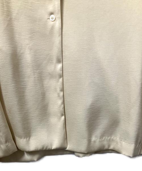 STYLEMIXER（スタイルミキサー）STYLEMIXER (スタイルミキサー) ワッシャーサテンテーラーシャツ ベージュ サイズ:Freeの古着・服飾アイテム