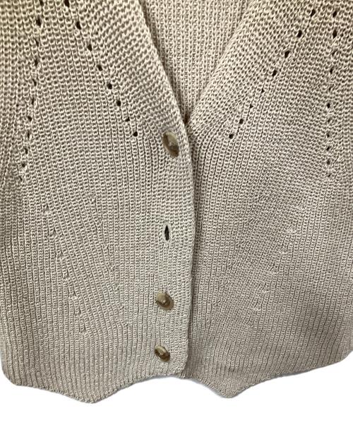 SLOBE IENA（スローブ イエナ）SLOBE IENA (スローブ イエナ) ニットジレ ベージュ サイズ:FREEの古着・服飾アイテム