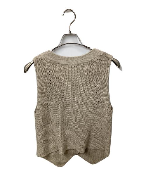 SLOBE IENA（スローブ イエナ）SLOBE IENA (スローブ イエナ) ニットジレ ベージュ サイズ:FREEの古着・服飾アイテム