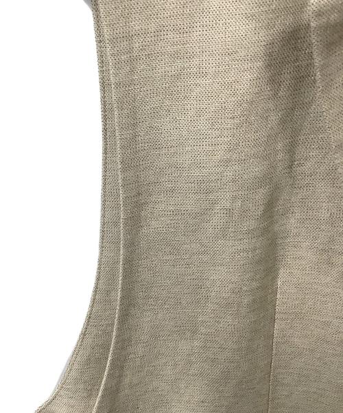 BEAUTY&YOUTH（ビューティーアンドユース）BEAUTY&YOUTH (ビューティーアンドユース) シャークスキン ベスト ベージュ サイズ:Sの古着・服飾アイテム