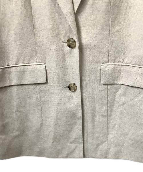 BEAUTY&YOUTH（ビューティーアンドユース）BEAUTY&YOUTH (ビューティーアンドユース) シャークスキン ベスト ベージュ サイズ:Sの古着・服飾アイテム