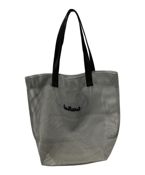 LUDLOW（ラドロー）LUDLOW (ラドロー) ロゴメッシュバッグ  グレー グレーの古着・服飾アイテム