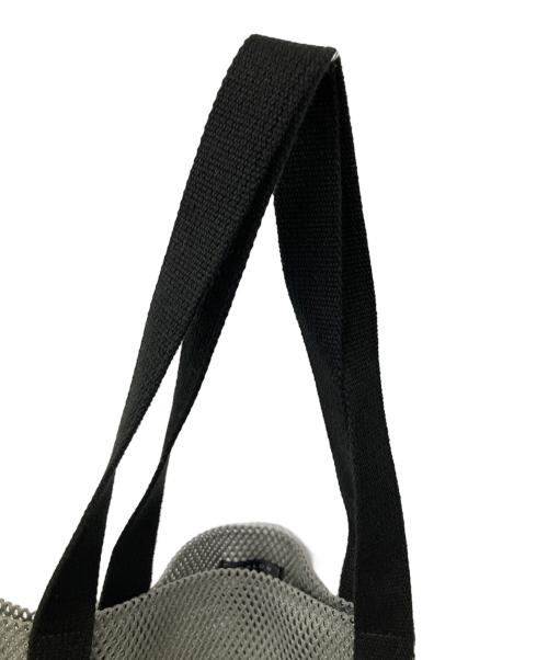 LUDLOW（ラドロー）LUDLOW (ラドロー) ロゴメッシュバッグ  グレー グレーの古着・服飾アイテム