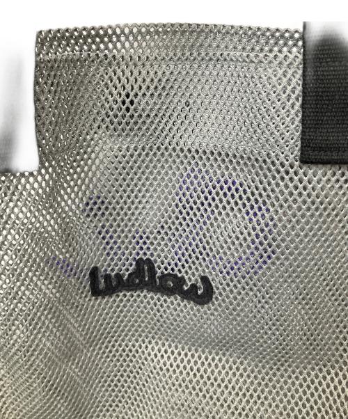 LUDLOW（ラドロー）LUDLOW (ラドロー) ロゴメッシュバッグ  グレー グレーの古着・服飾アイテム