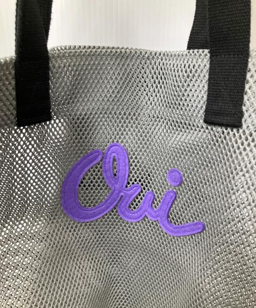 LUDLOW（ラドロー）LUDLOW (ラドロー) ロゴメッシュバッグ  グレー グレーの古着・服飾アイテム