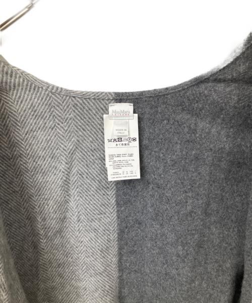 MaxMara LEISURE（マックスマーラレジャー）MaxMara LEISURE (マックスマーラレジャー) 大判ストール グレーの古着・服飾アイテム