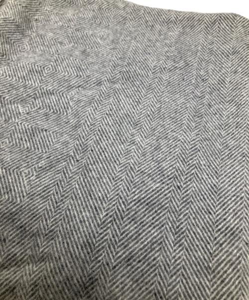 MaxMara LEISURE（マックスマーラレジャー）MaxMara LEISURE (マックスマーラレジャー) 大判ストール グレーの古着・服飾アイテム