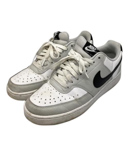 NIKE（ナイキ）NIKE (ナイキ) Court Vision Low グレー×ホワイト サイズ:25の古着・服飾アイテム