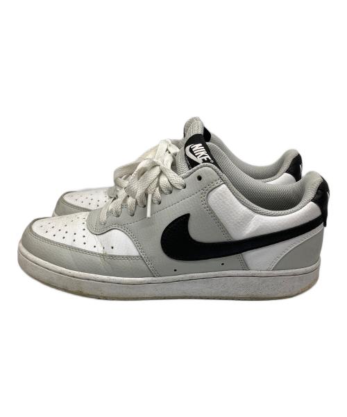 NIKE（ナイキ）NIKE (ナイキ) Court Vision Low グレー×ホワイト サイズ:25の古着・服飾アイテム