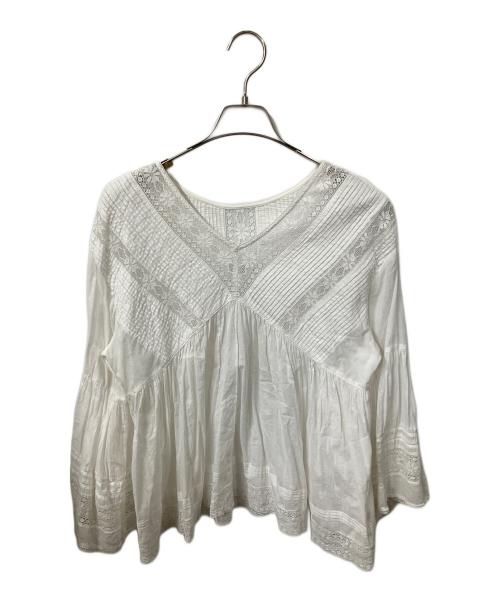 ne quittez pas（ヌキテパ）ne quittez pas (ヌキテパ) 長袖ブラウス ホワイト サイズ:不明の古着・服飾アイテム