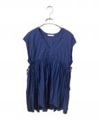 MACPHEEマカフィー）の古着「ノースリーブブラウス」｜ブルー