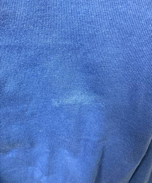 BALLSEY（ボールジィ）BALLSEY (ボールジィ) ハイゲージコットン クルーネックカーディガン ブルー サイズ:Sの古着・服飾アイテム